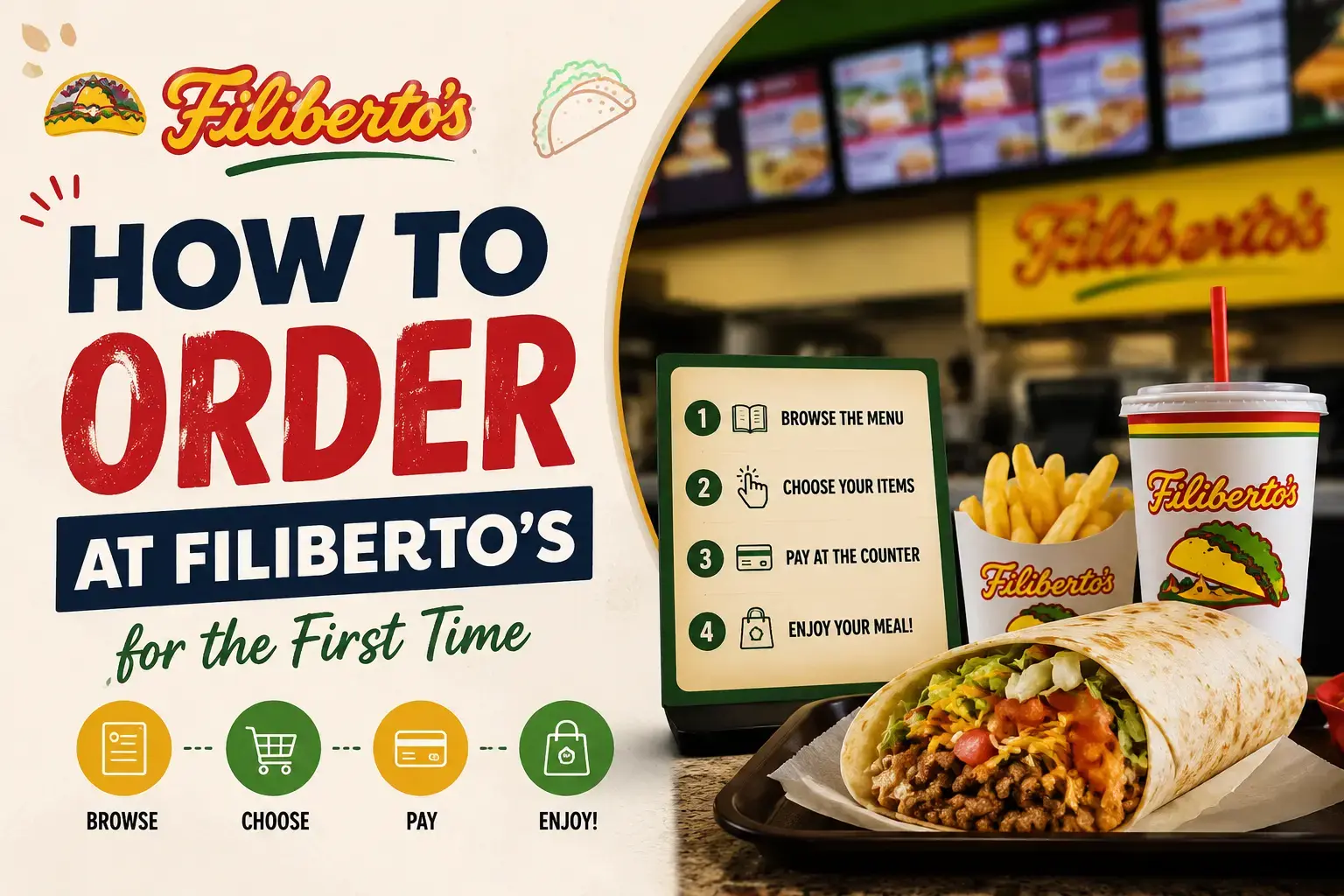 How to order filibertos at first time